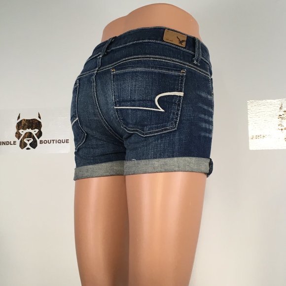 American Eagle Stretch Shorts size 00 ( Excellent ) - Picture 5 of 7